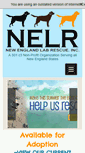 Mobile Screenshot of newenglandlabrescue.com